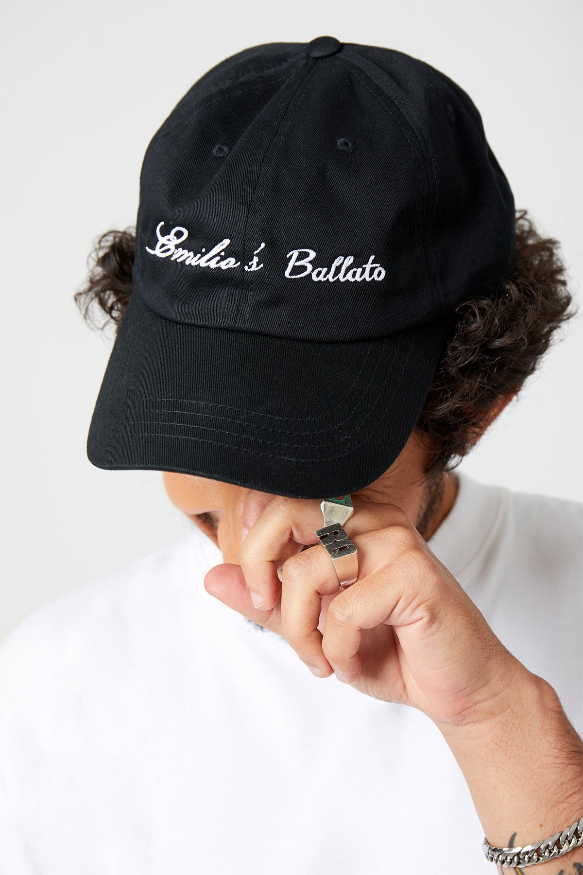 EMILIO'S BALLATO X LAVAL EMBROIDERED HAT